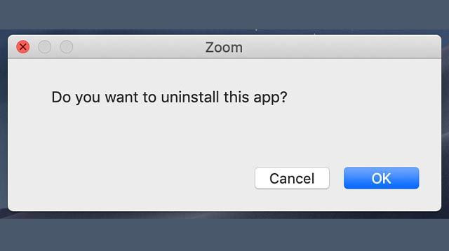 Reinstall the Zoom Application