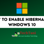 How to Enable Hibernate in Windows 10