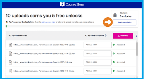 Download Document (Files) from Course Hero for Free 5