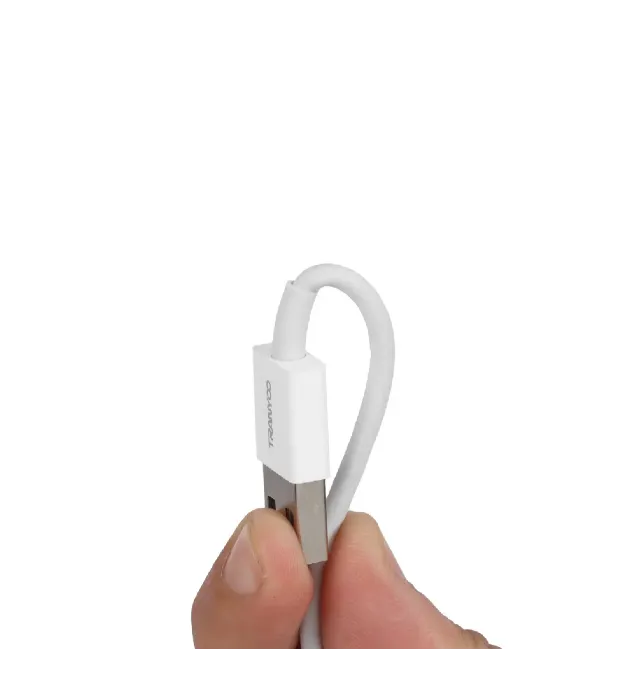 کابل شارژ فست 1.2 متری آیفون TRANYOO مدل T-X11 - سفید (پک جدید)