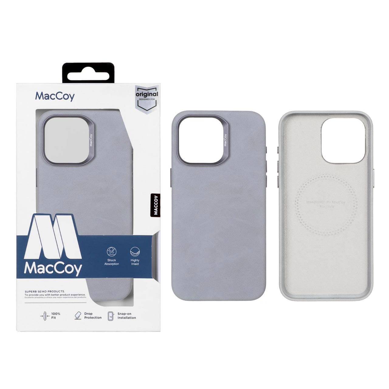 قاب اورجینال MacCoy چرمی Magsafe مدل Apple iPhone 15 Pro Max