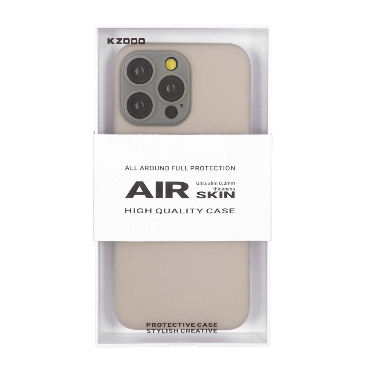 قاب Original KZDoo Air Skin مدل Apple iPhone 15 Pro Max - تیتانیوم خاکستری