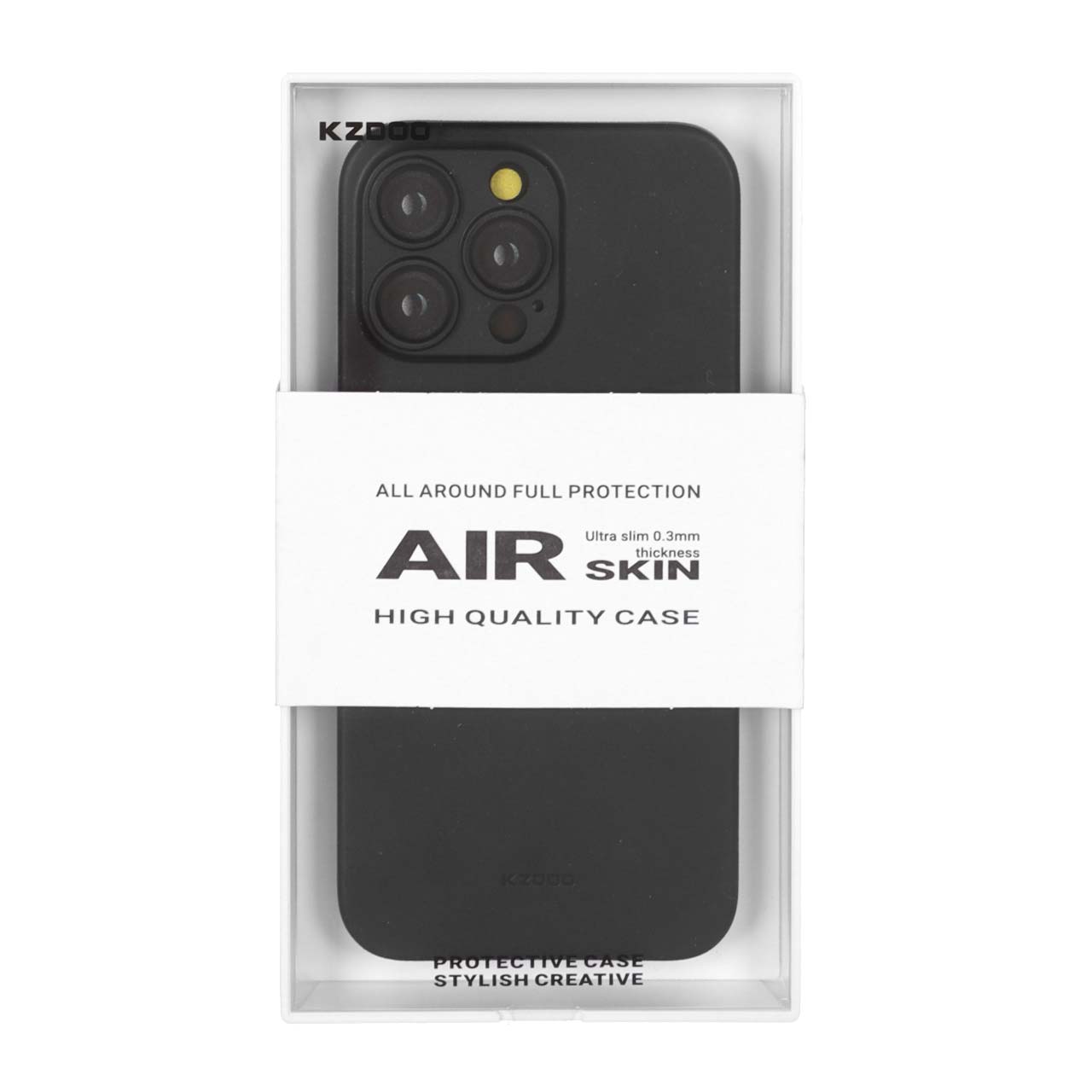قاب Original KZDoo Air Skin مدل Apple iPhone 15 Pro Max - مشکی (پک دار) -
