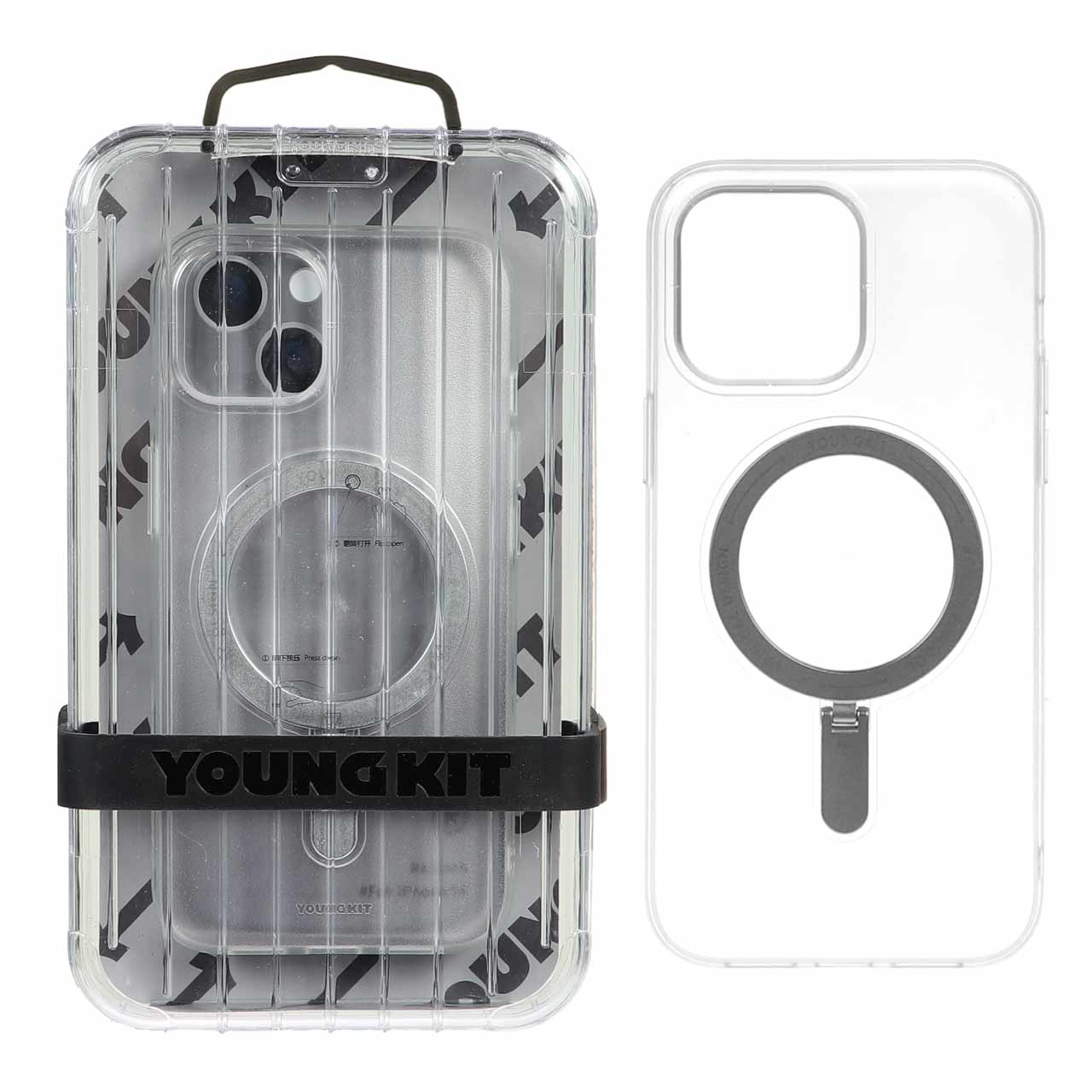 قاب اورجینال YoungKit Magsafe مدل Apple iPhone 13 / iPhone 14 - نقره ای