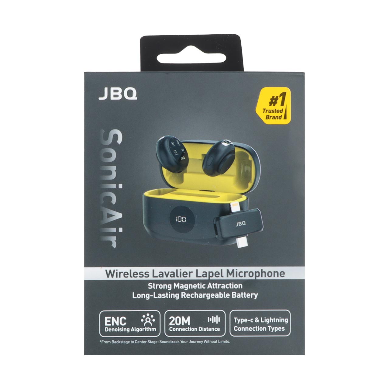 میکروفون بی سیم JBQ Type-C & Lightning مدل B250352