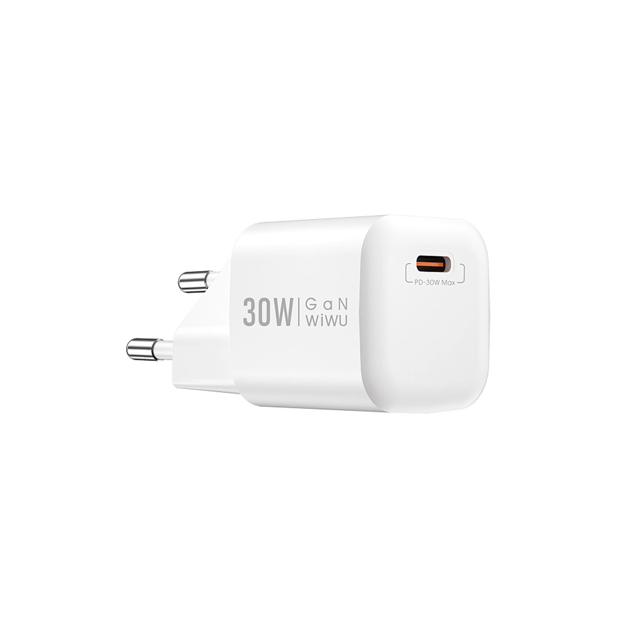 شارژر دیواری فست و PD تک پورت Wiwu مدل U006EU 30W - سفید