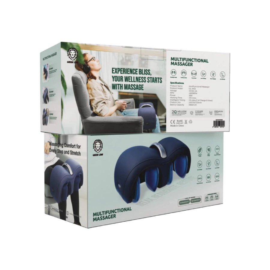 ماساژور چند منظوره Green Lion Multifunctional Massager Blue