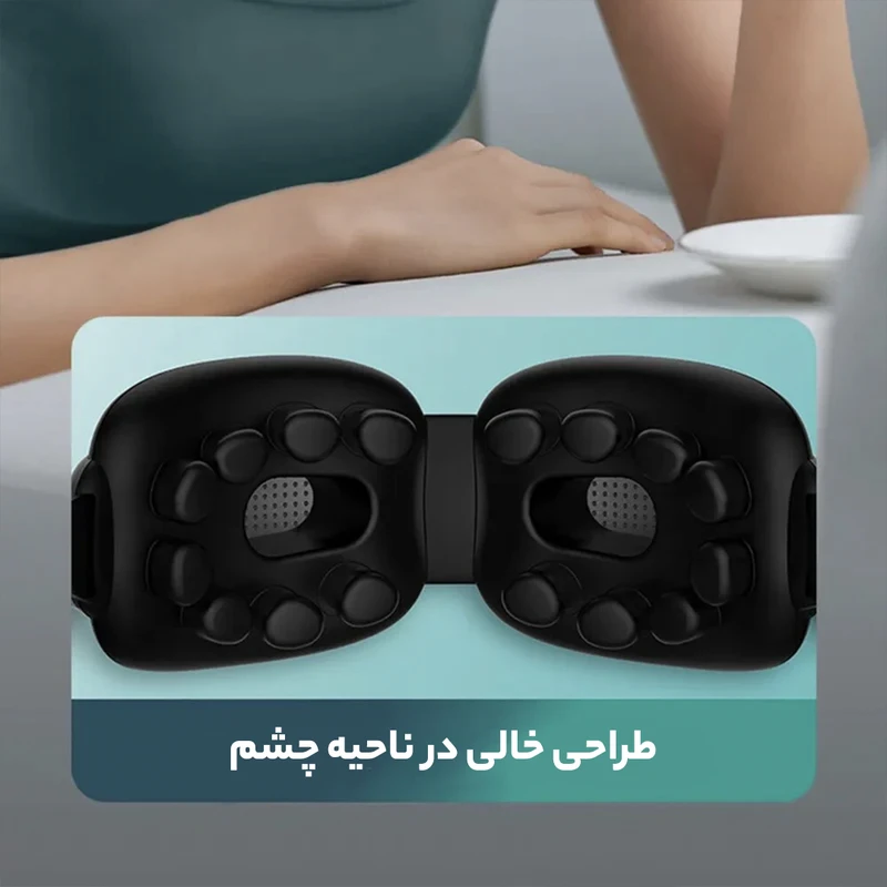 ماساژور چشم Philips PPM2522 Eye Mask Massager Gray اورجینال
