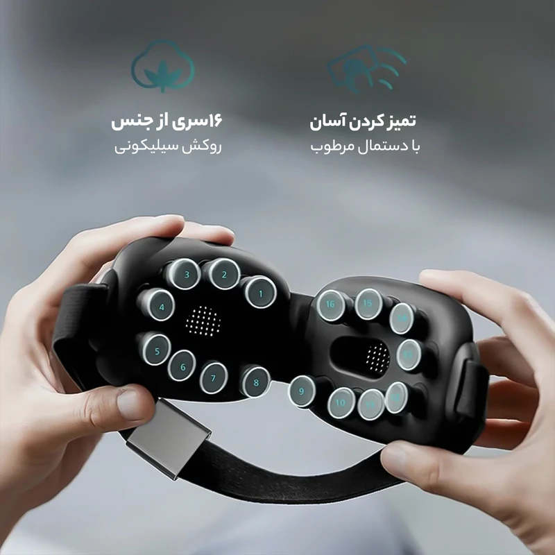 ماساژور چشم Philips PPM2522 Eye Mask Massager Gray اورجینال