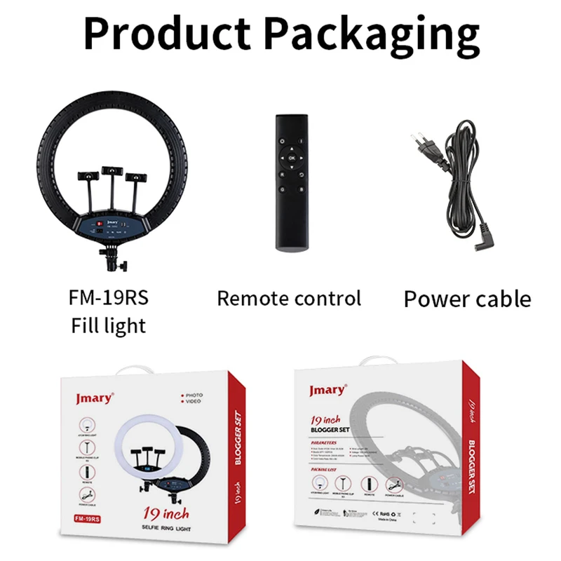 رینگ لایت Jmary مدل FM-19RS